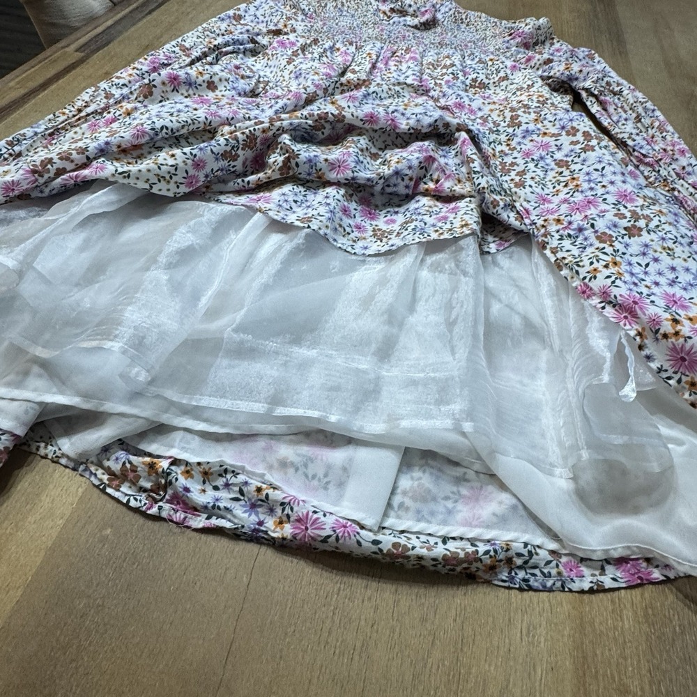 MUNTHE Long‎ Sleeve Mini Babydoll Dress Size 8 Silk Cotton Blend - Picture 10 of 16